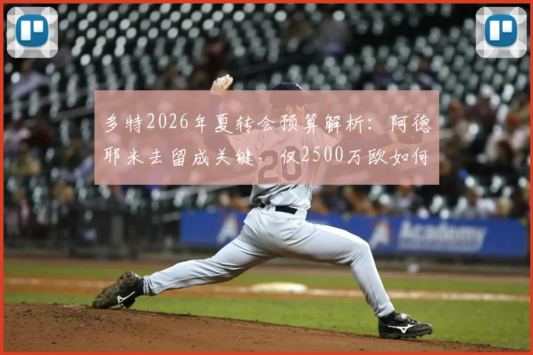 多特2026年夏转会预算解析:阿德耶米去留成关键,仅2500万欧如何补强?